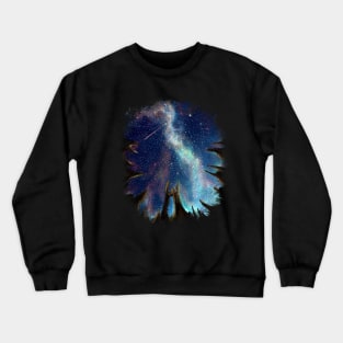 Starry Night Cloud Crewneck Sweatshirt